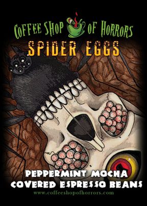Peppermint Mocha Covered Espresso Beans - Spider Eggs