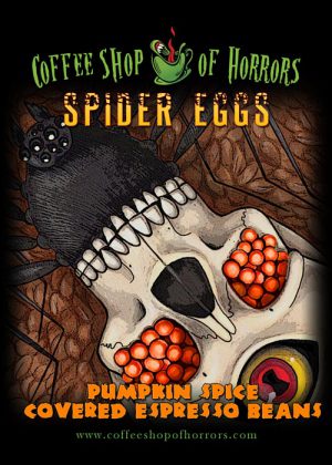 Pumpkin Spice Chocolate Covered Espresso Beans - Spider Eggs
